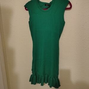 Micas Green Casual Dress